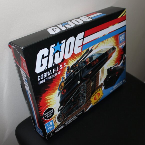 3/$55❤️G.I. JOE COBRA H.I.S.S. Jet Airplane Construction Set +Mini Figure Ages5+ - Picture 5 of 5